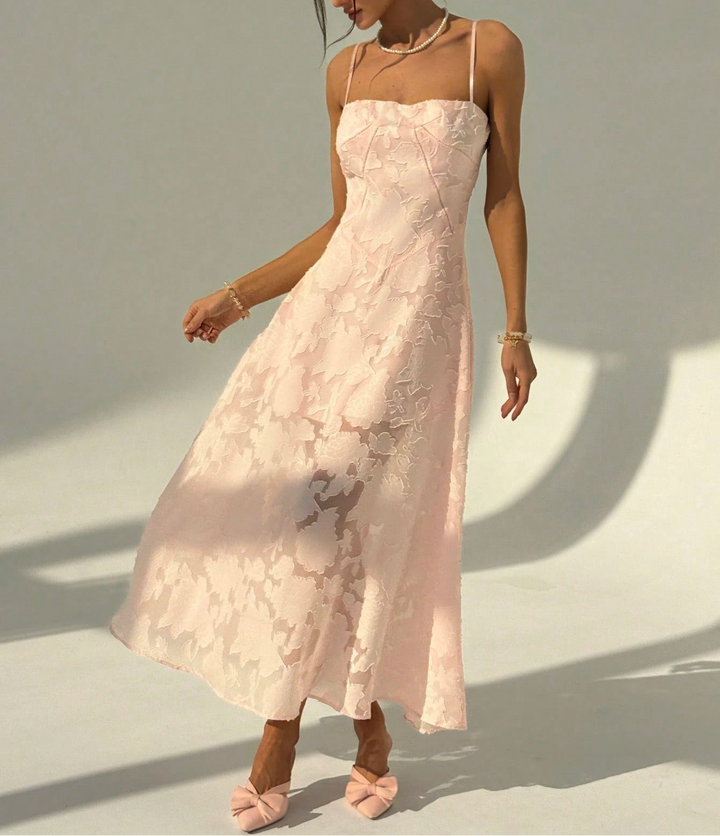 Rochie midi Shein, roz