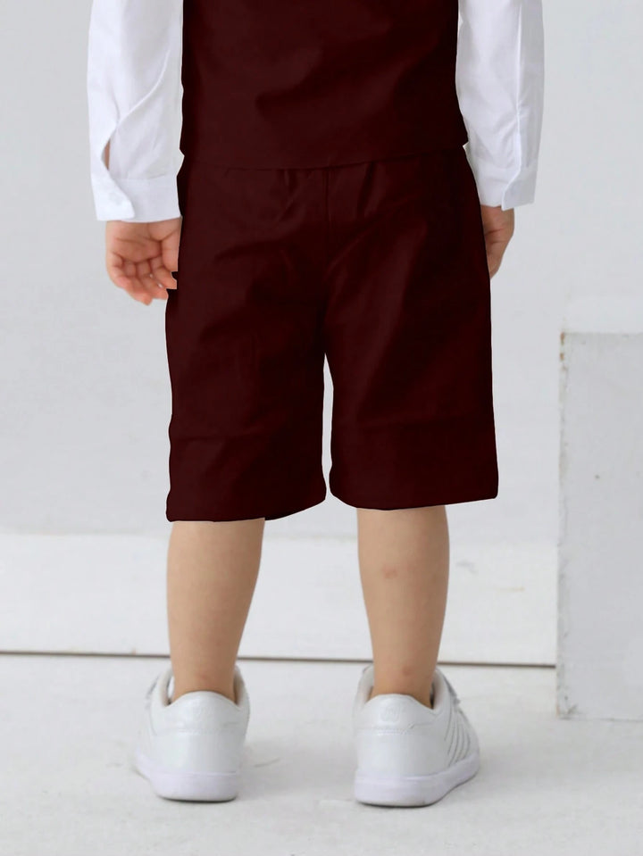 Pantaloni scurți SHEIN, vișiniu