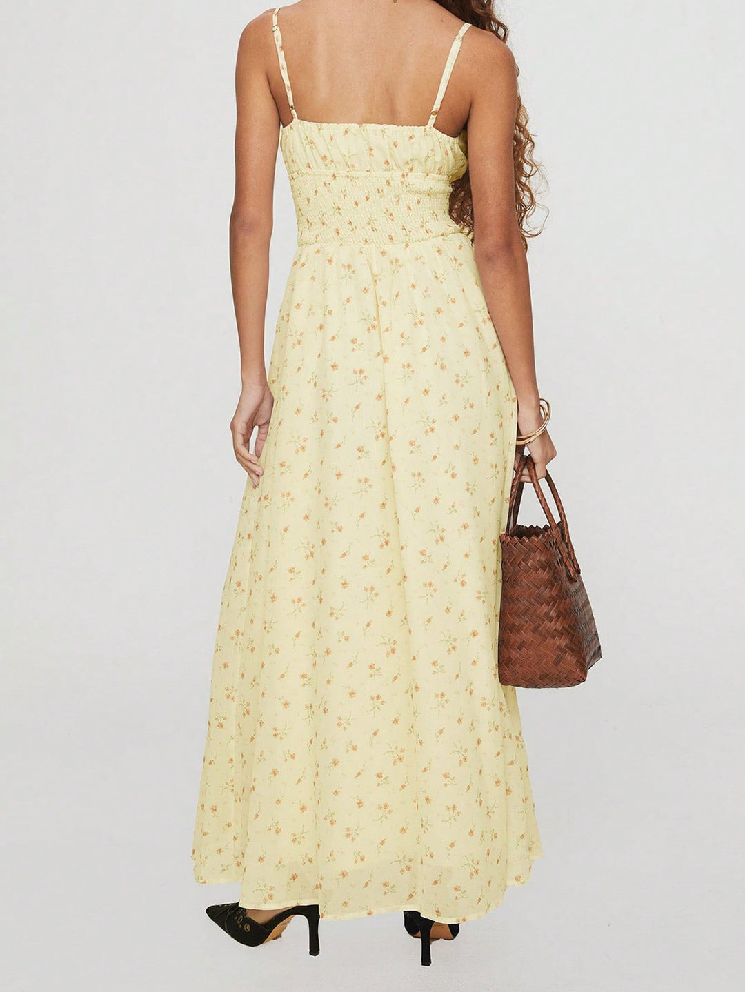 Rochie maxi SHEIN, galben