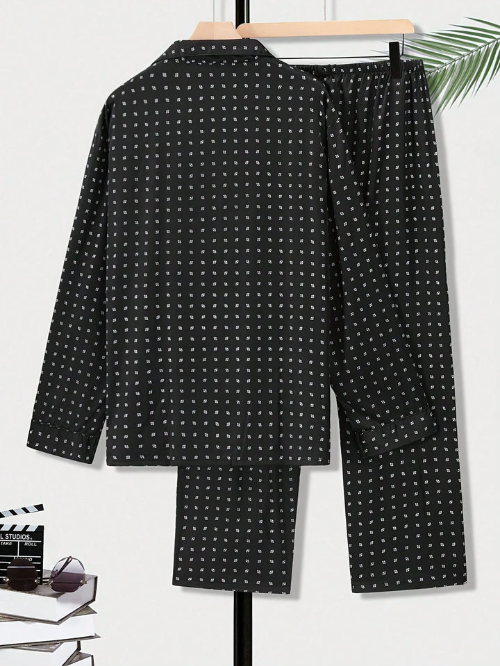 Compleu pijamale SHEIN, negru