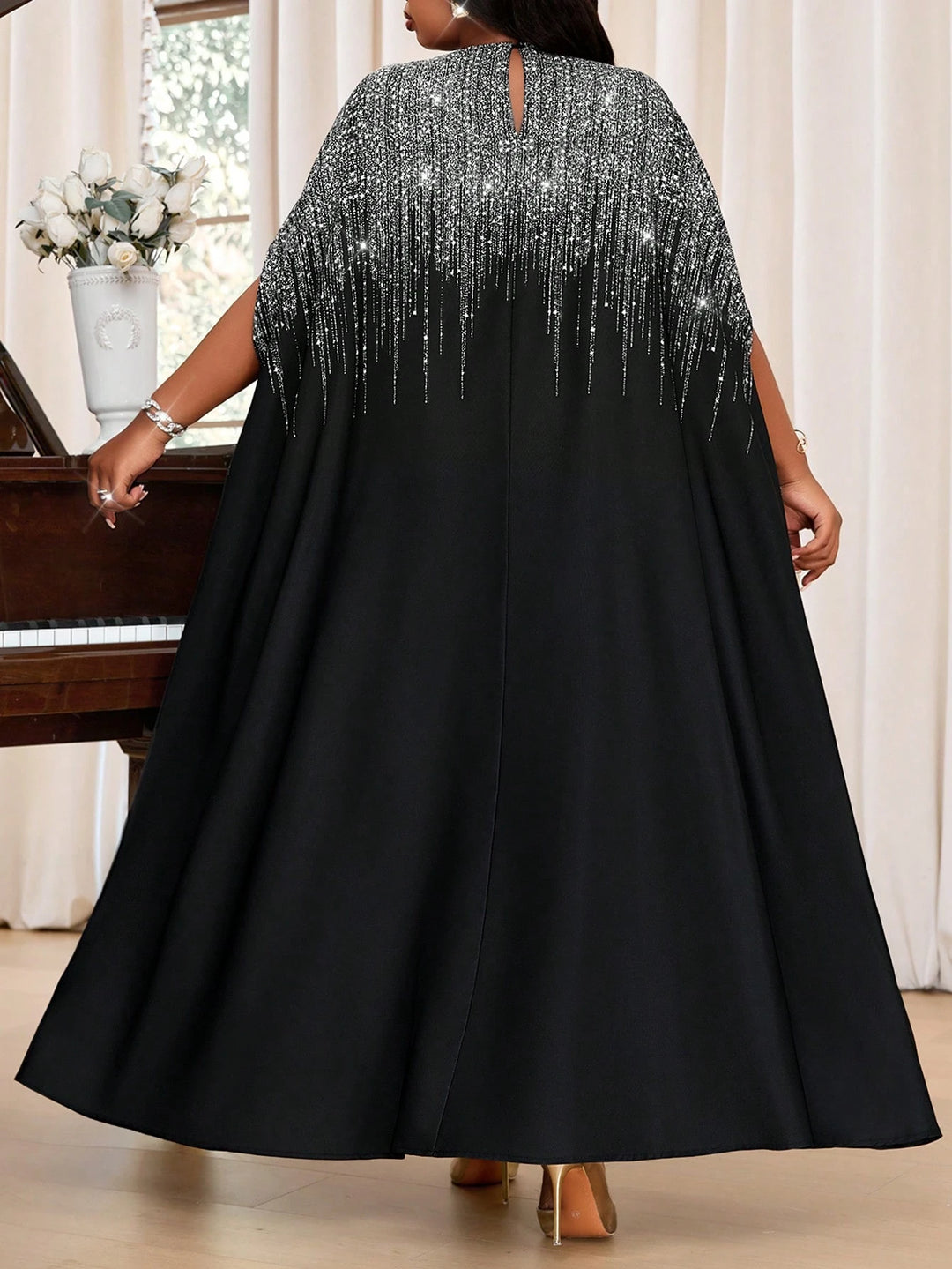 Rochie maxi SHEIN, negru