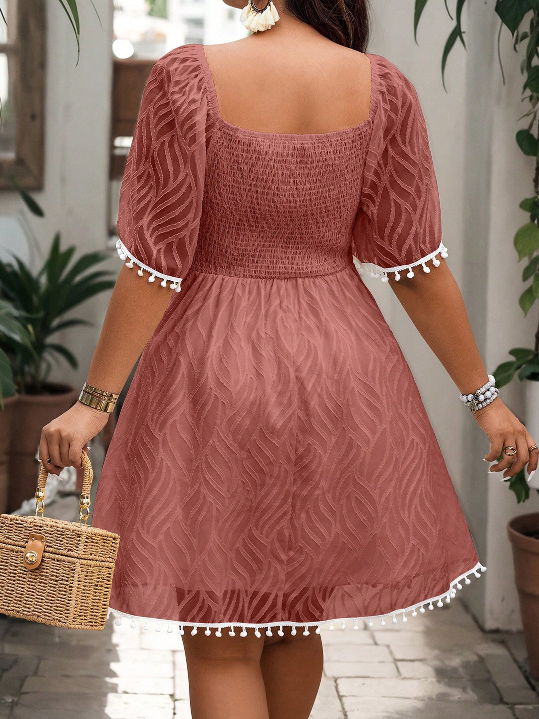 Shein Curve+ miniruha, többszínű