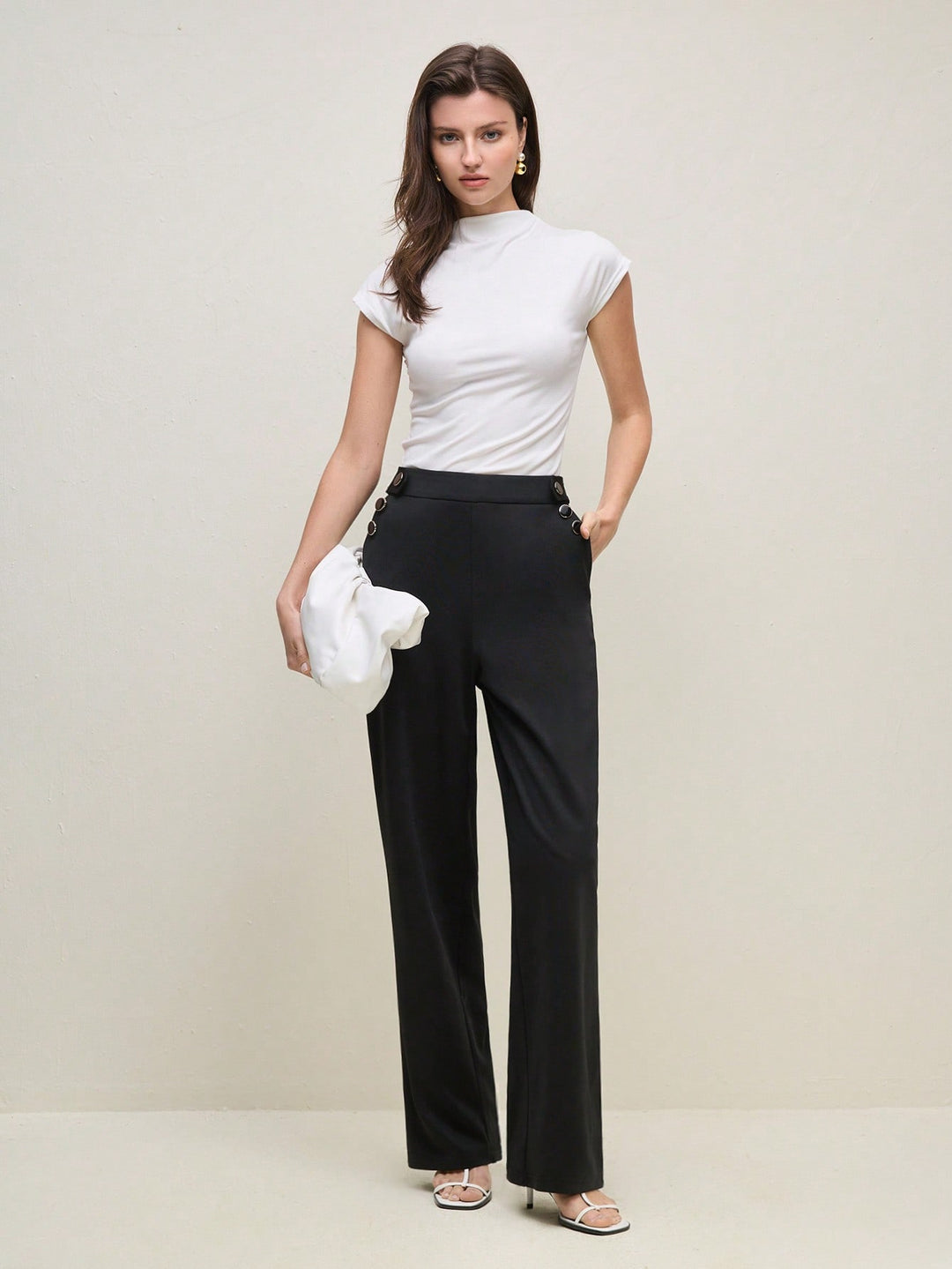 Pantaloni SHEIN, negru