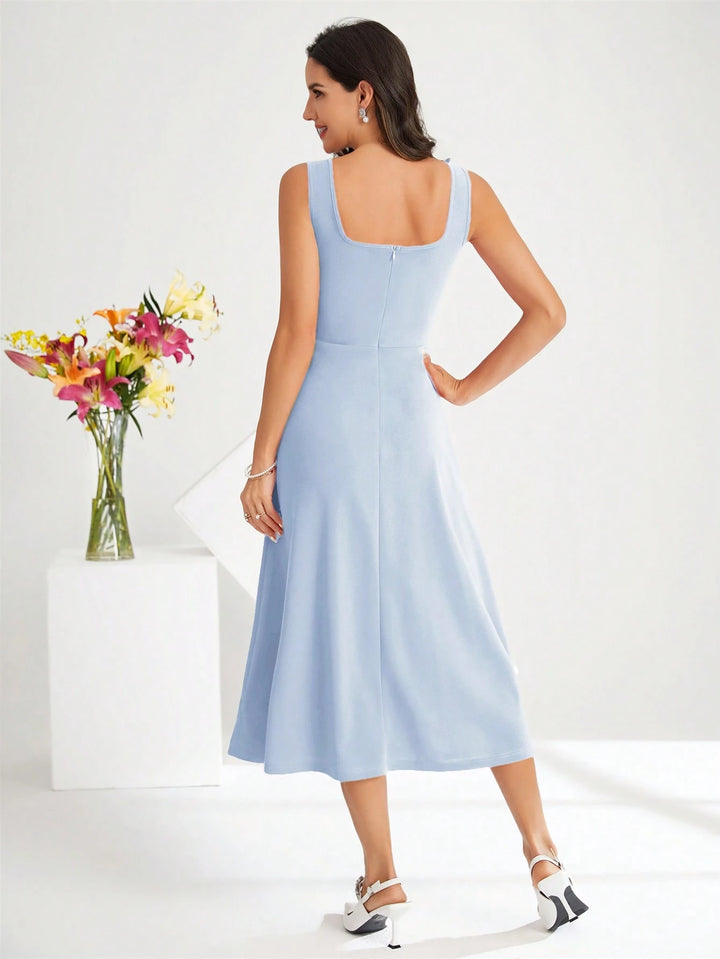 Rochie midi SHEIN, albastru