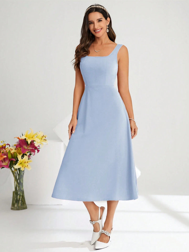 Rochie midi SHEIN, albastru