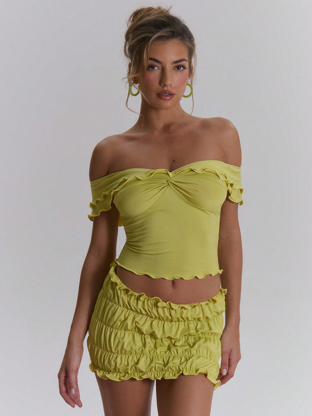 Top SHEIN, kaki