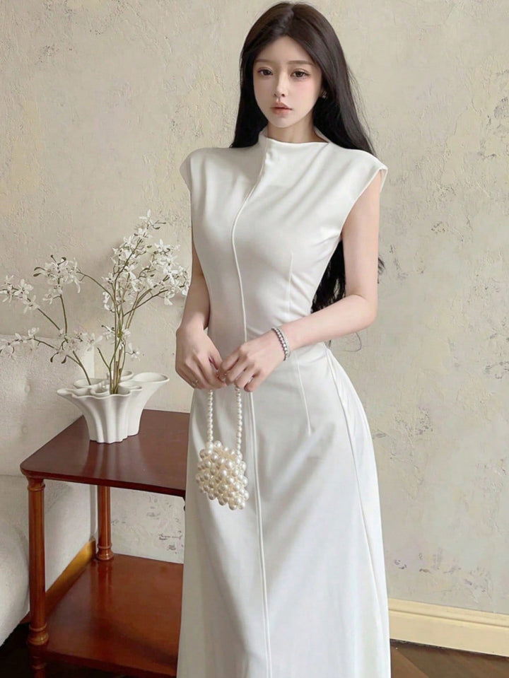 Rochie maxi SHEIN, alb