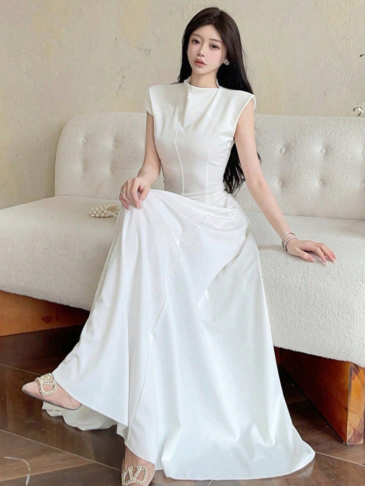 Rochie maxi SHEIN, alb