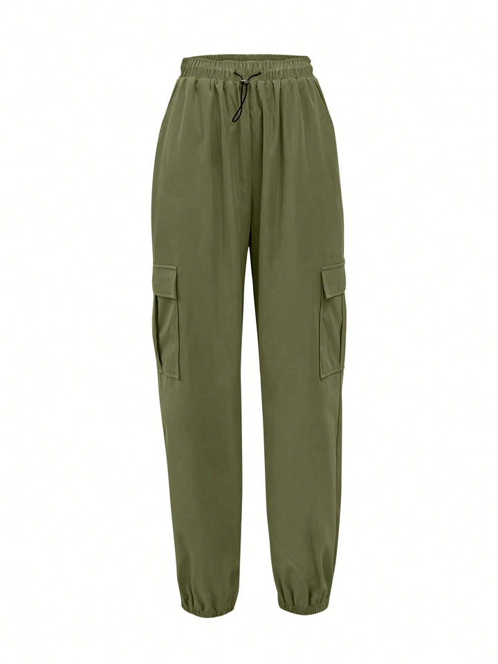 Pantaloni SHEIN, verde