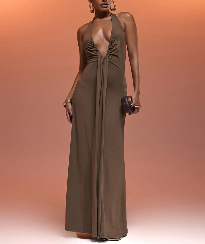Rochie maxi MUSERA by Shein, maro