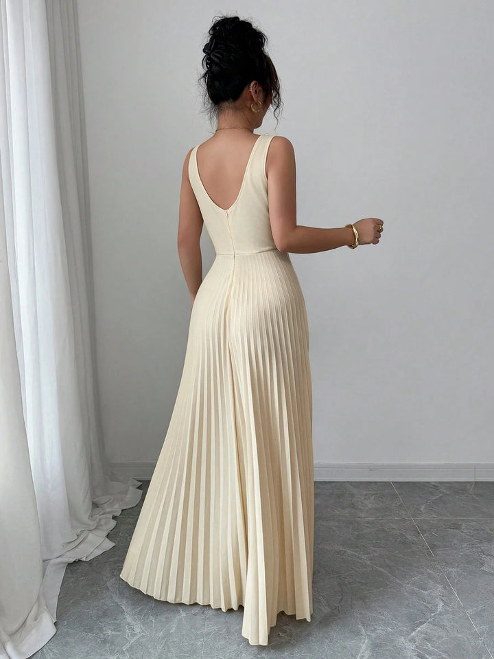 SHEIN maxi ruha, bézs