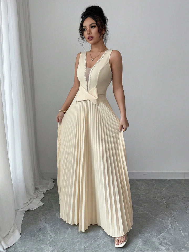 SHEIN maxi ruha, bézs