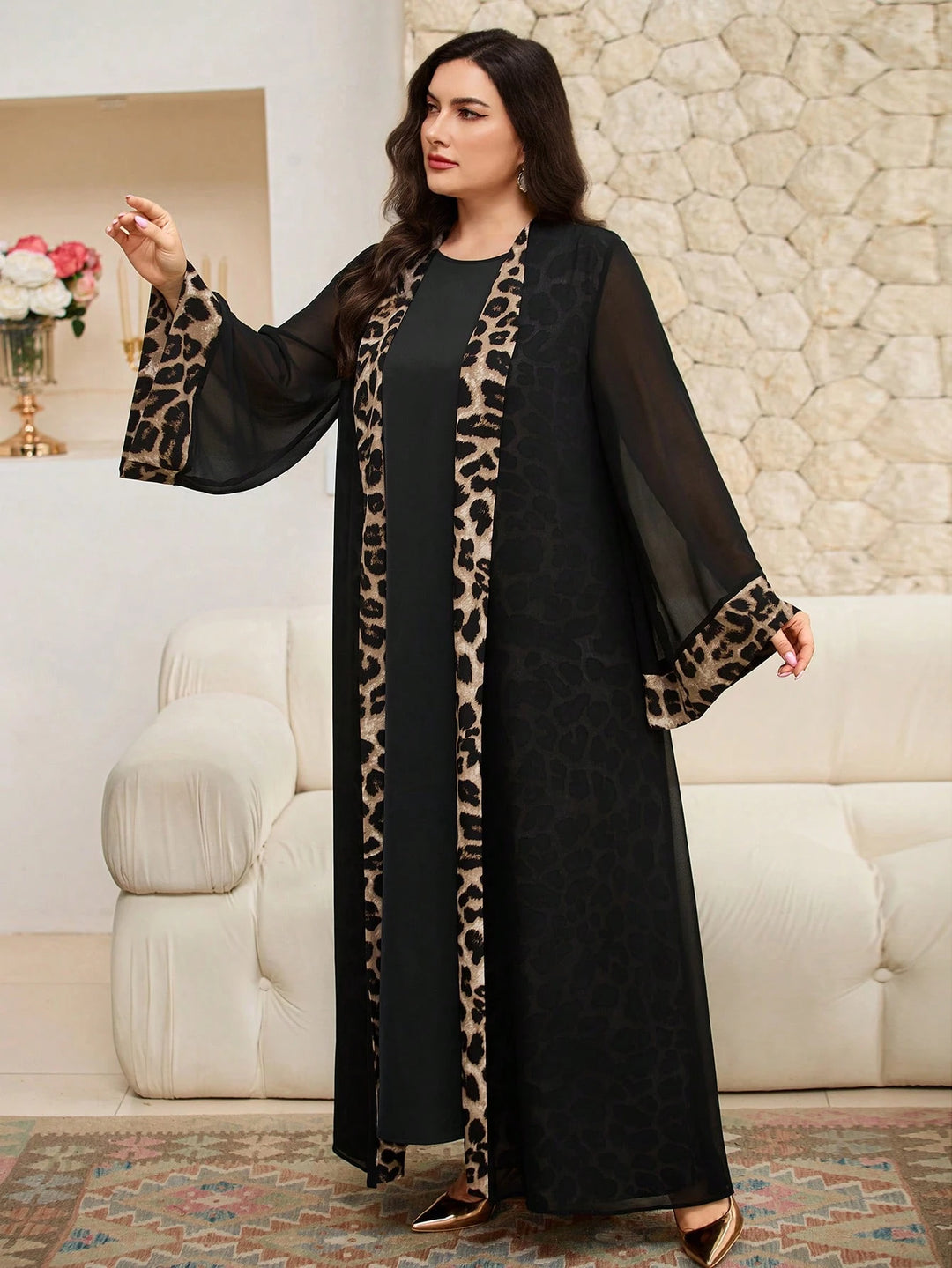 Cardigan lung SHEIN, mix culori