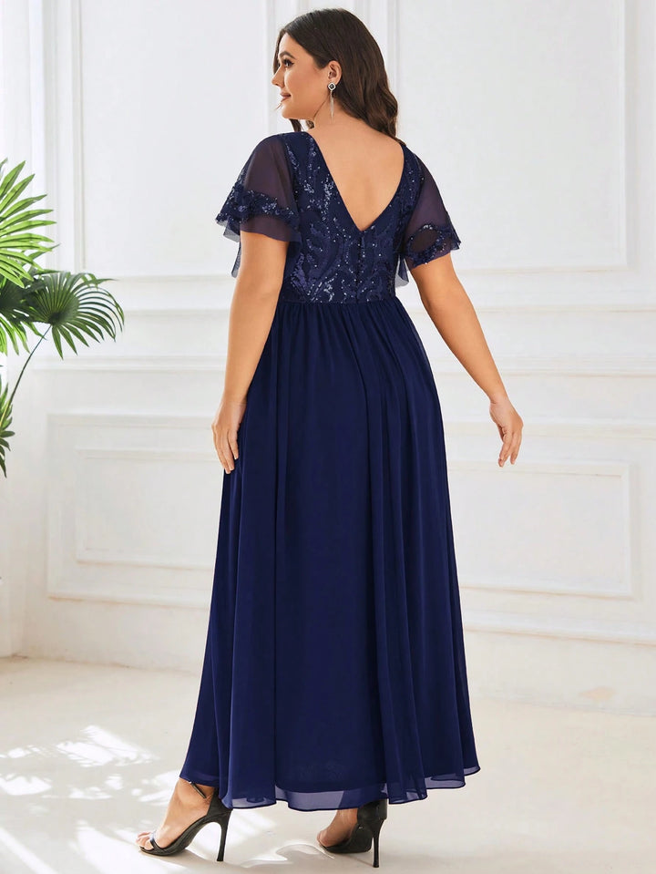 SHEIN maxi ruha, kék