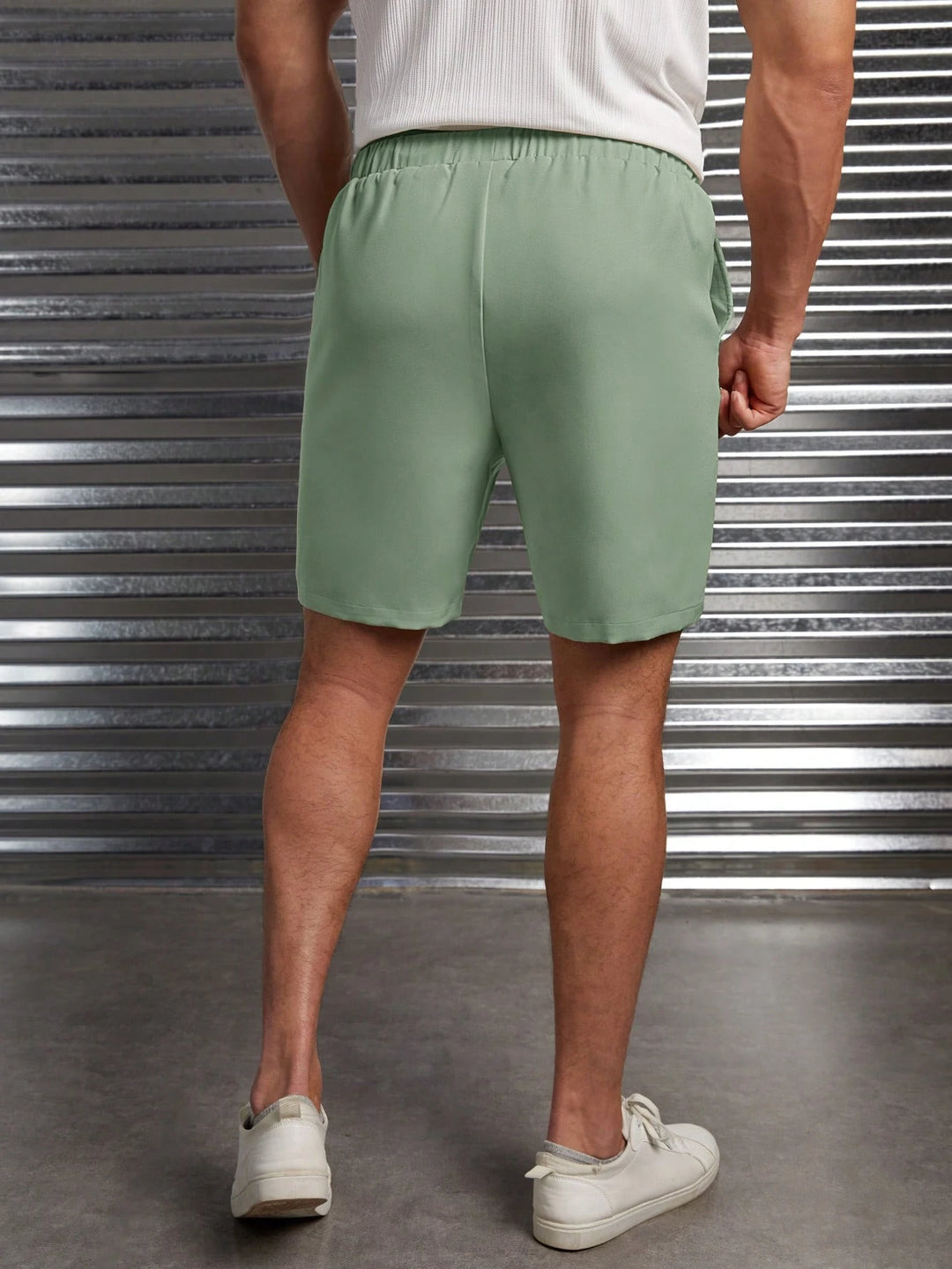 Pantaloni scurți Shein, verde
