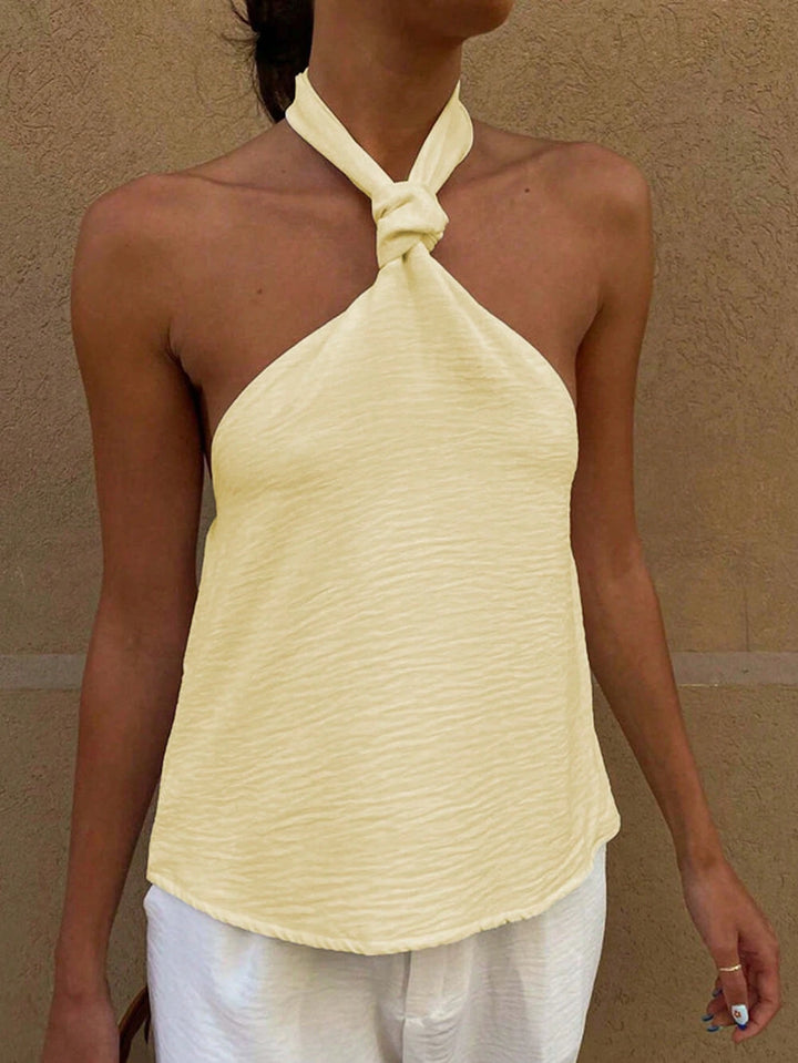 Top SHEIN, galben