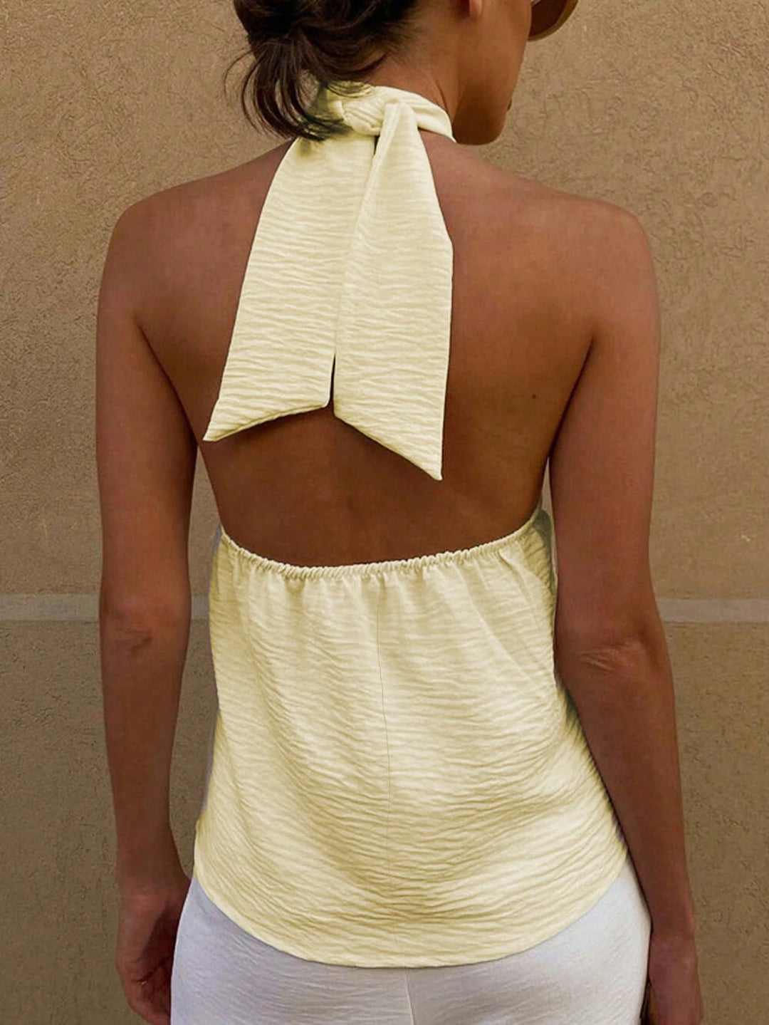 Top SHEIN, galben