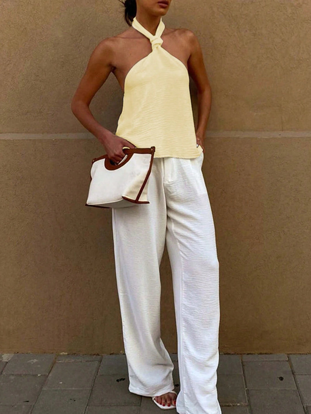 Top SHEIN, galben