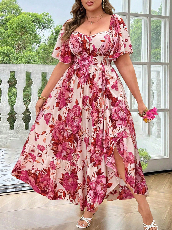 Rochie maxi SHEIN, mix culori
