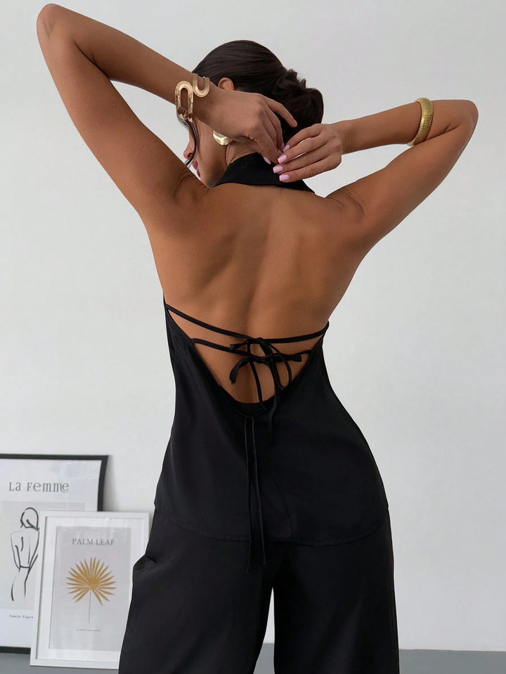 Top SHEIN, negru