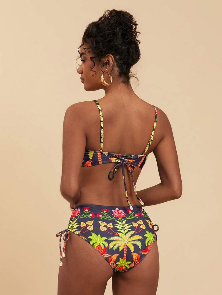 Costum de baie SHEIN, mix culori