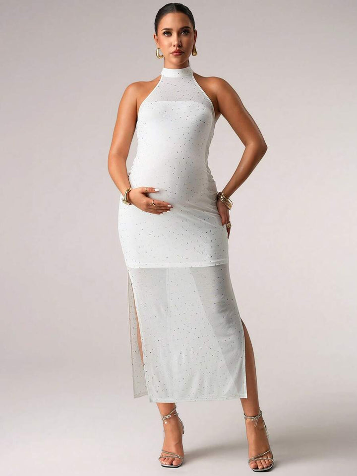 Rochie midi SHEIN, alb