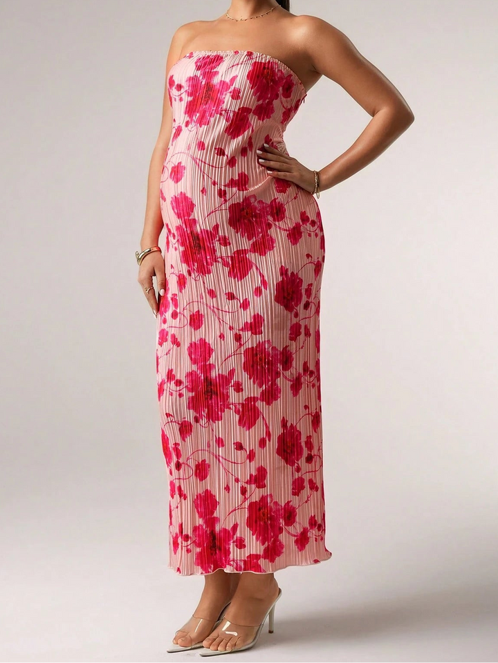 Rochie maxi SHEIN, mix culori
