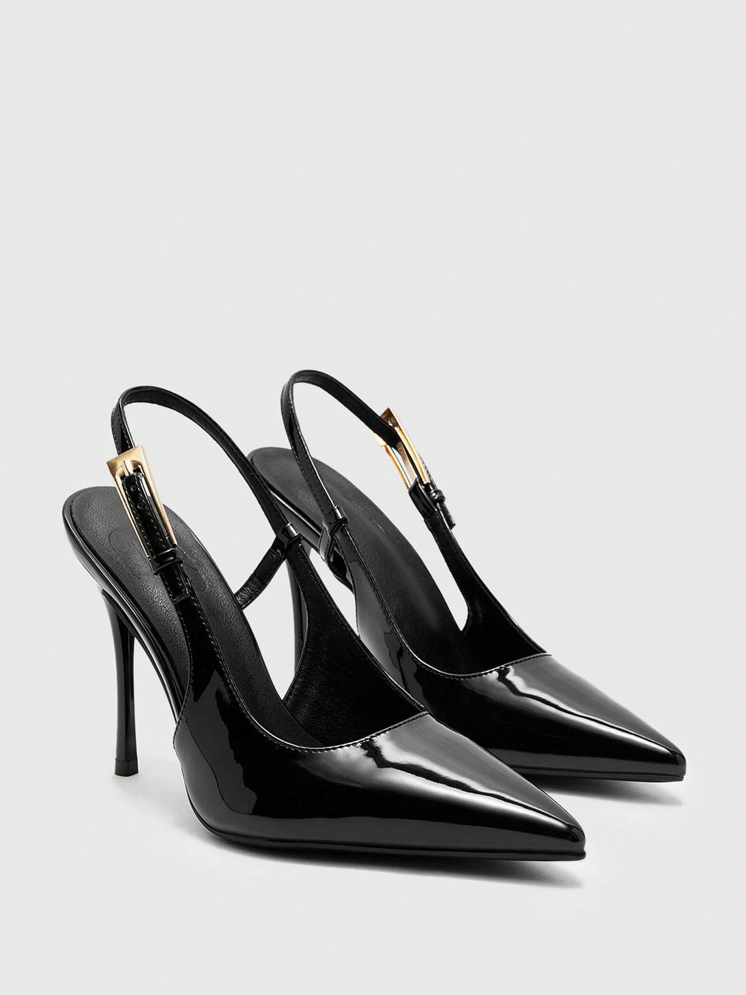 Pantofi cu toc SHEIN, negru