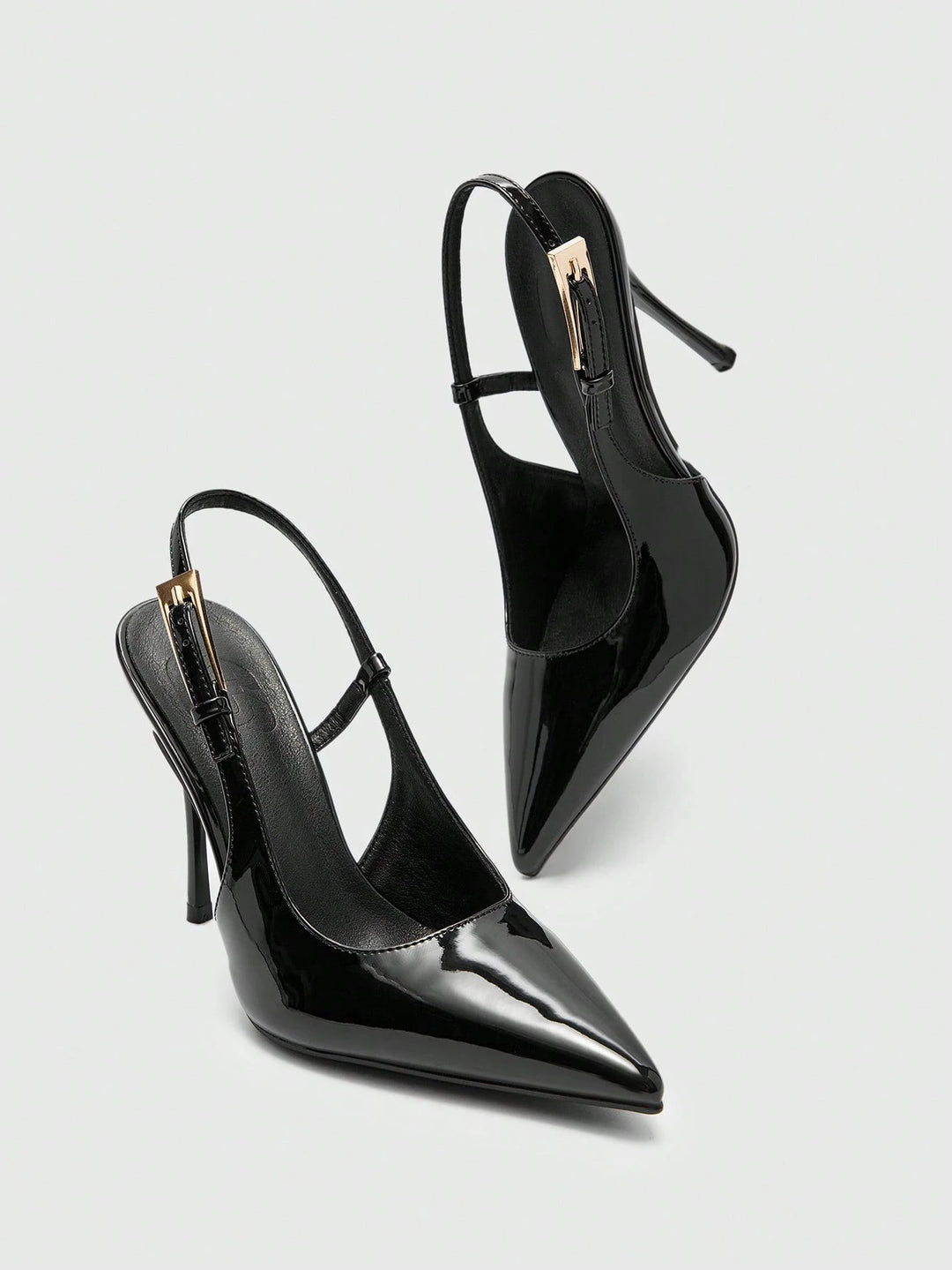 Pantofi cu toc SHEIN, negru