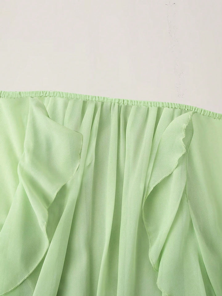Rochie scurtă SHEIN, verde