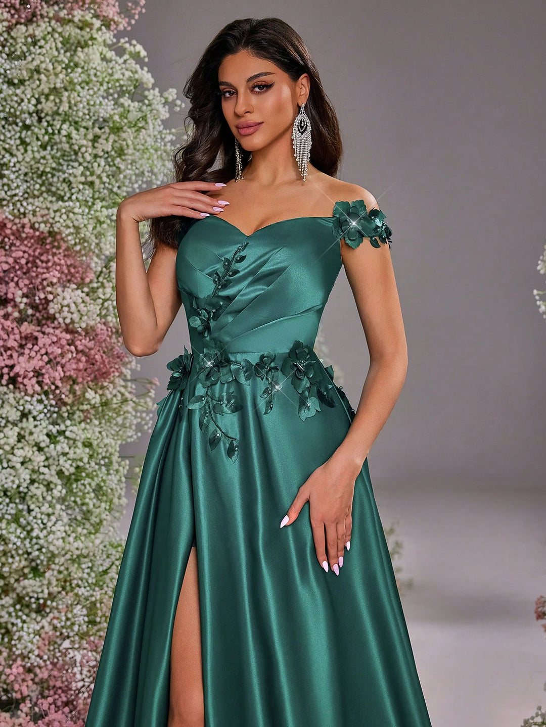 Rochie SHEIN, kaki