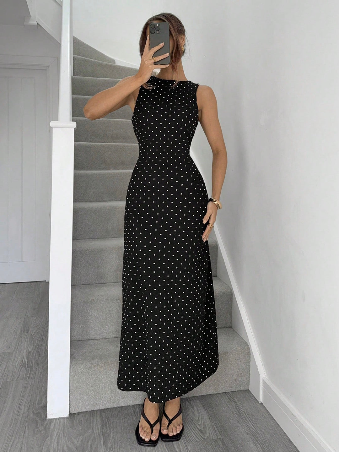 Rochie maxi SHEIN, negru