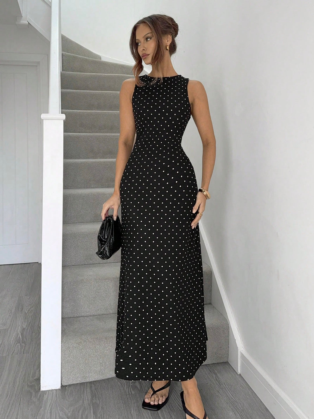 Rochie maxi SHEIN, negru
