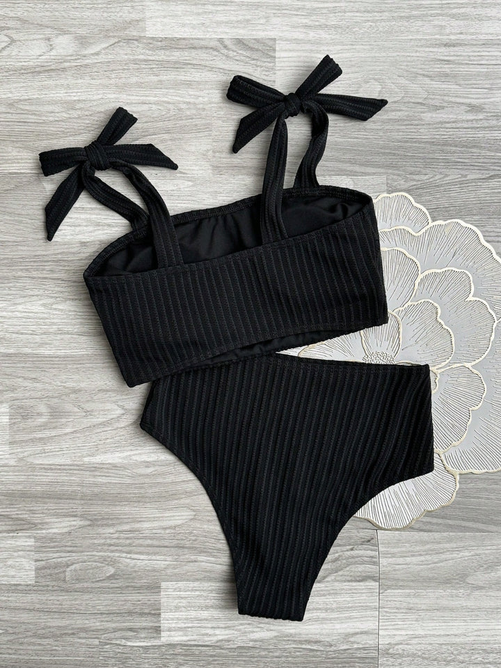 Set bikini SHEIN, negru