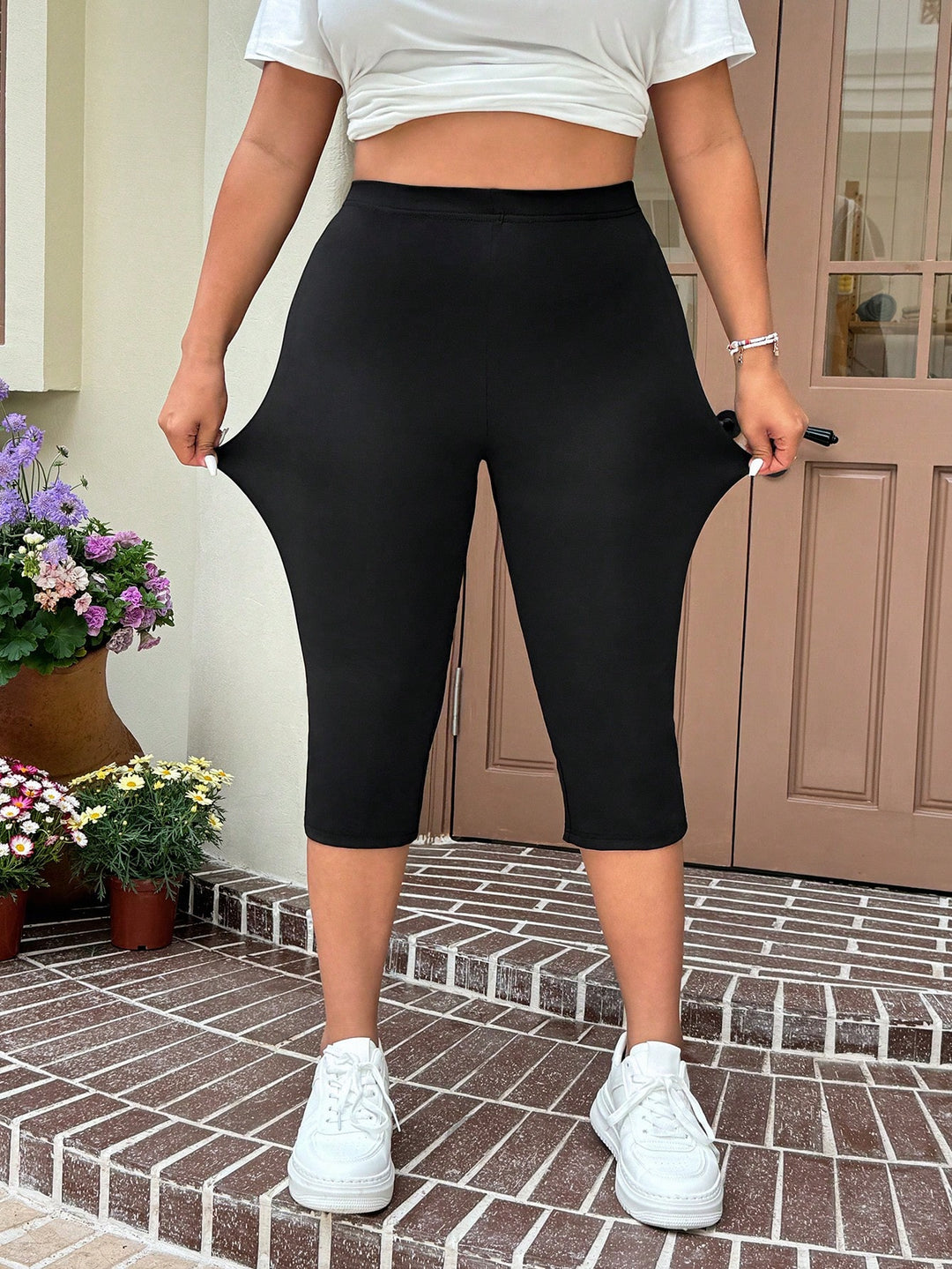 Pantaloni SHEIN, negru