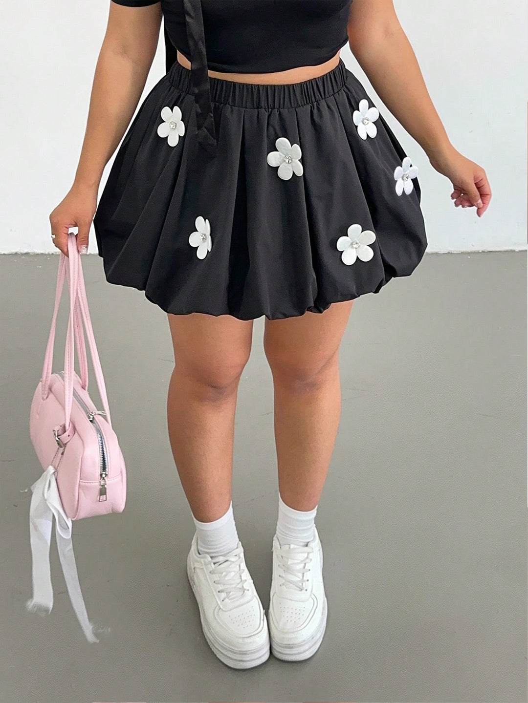 Fustă mini SHEIN, negru
