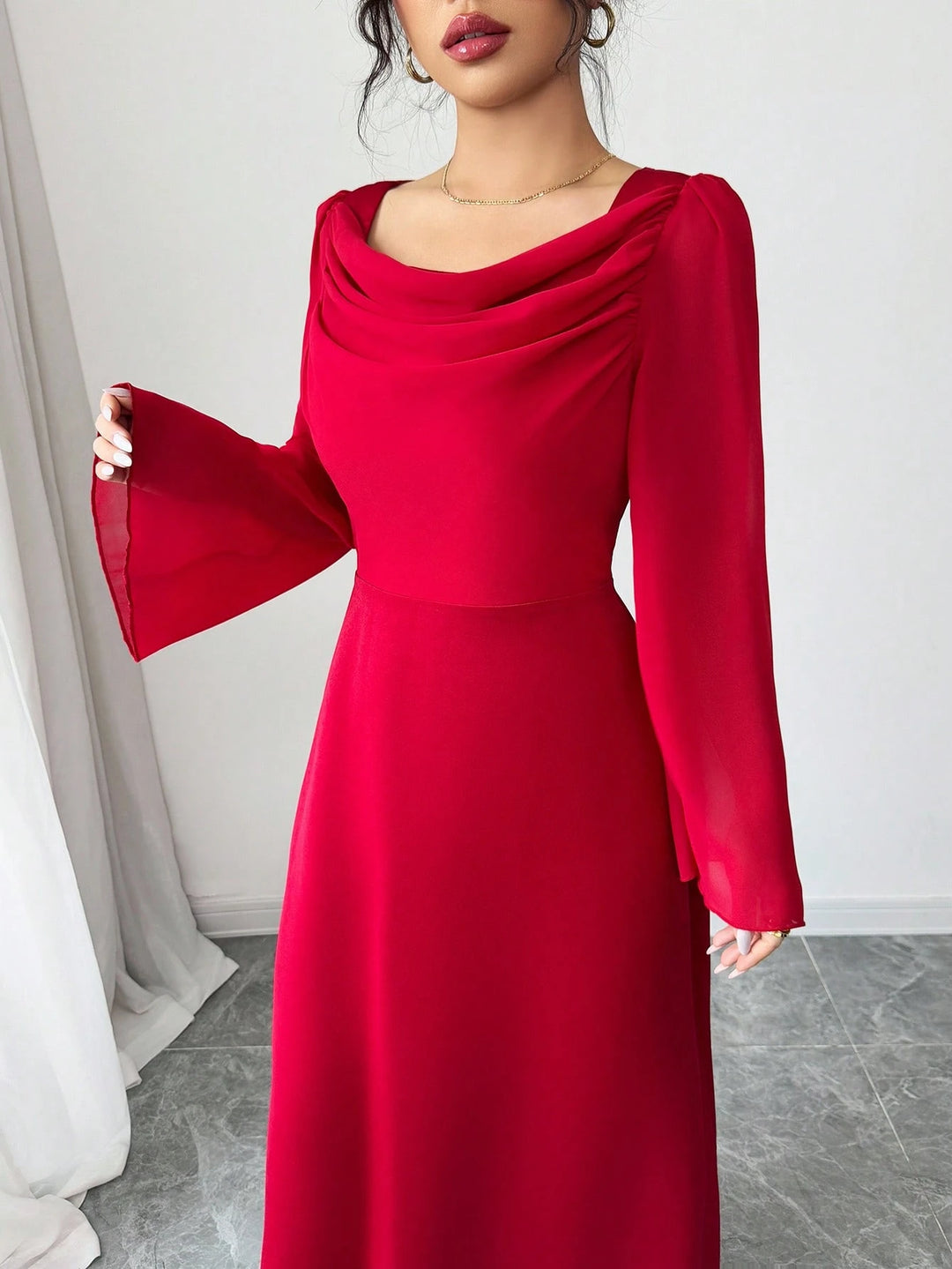 SHEIN Maxi ruha, piros