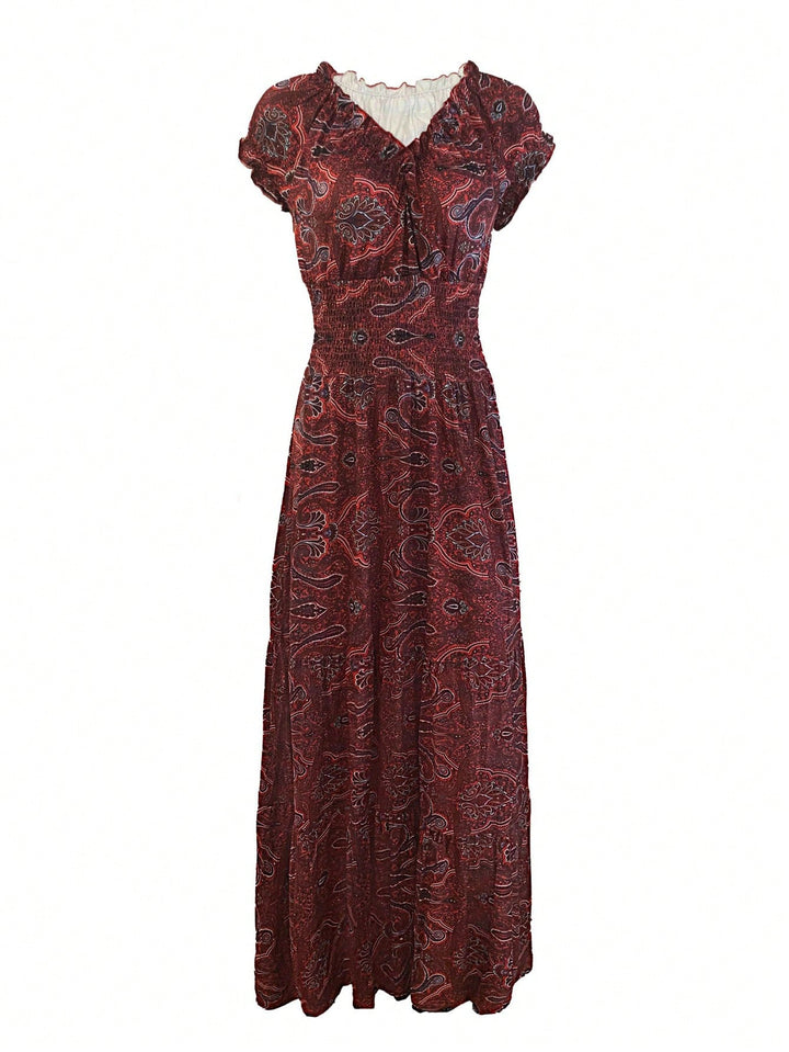 Rochie maxi SHEIN, vișiniu