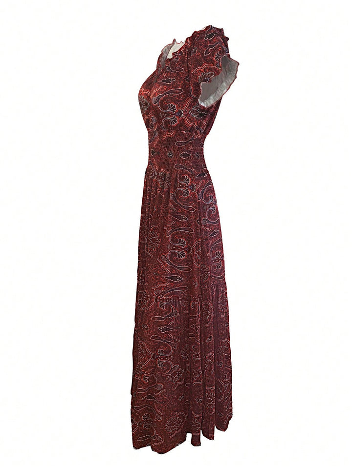 Rochie maxi SHEIN, vișiniu