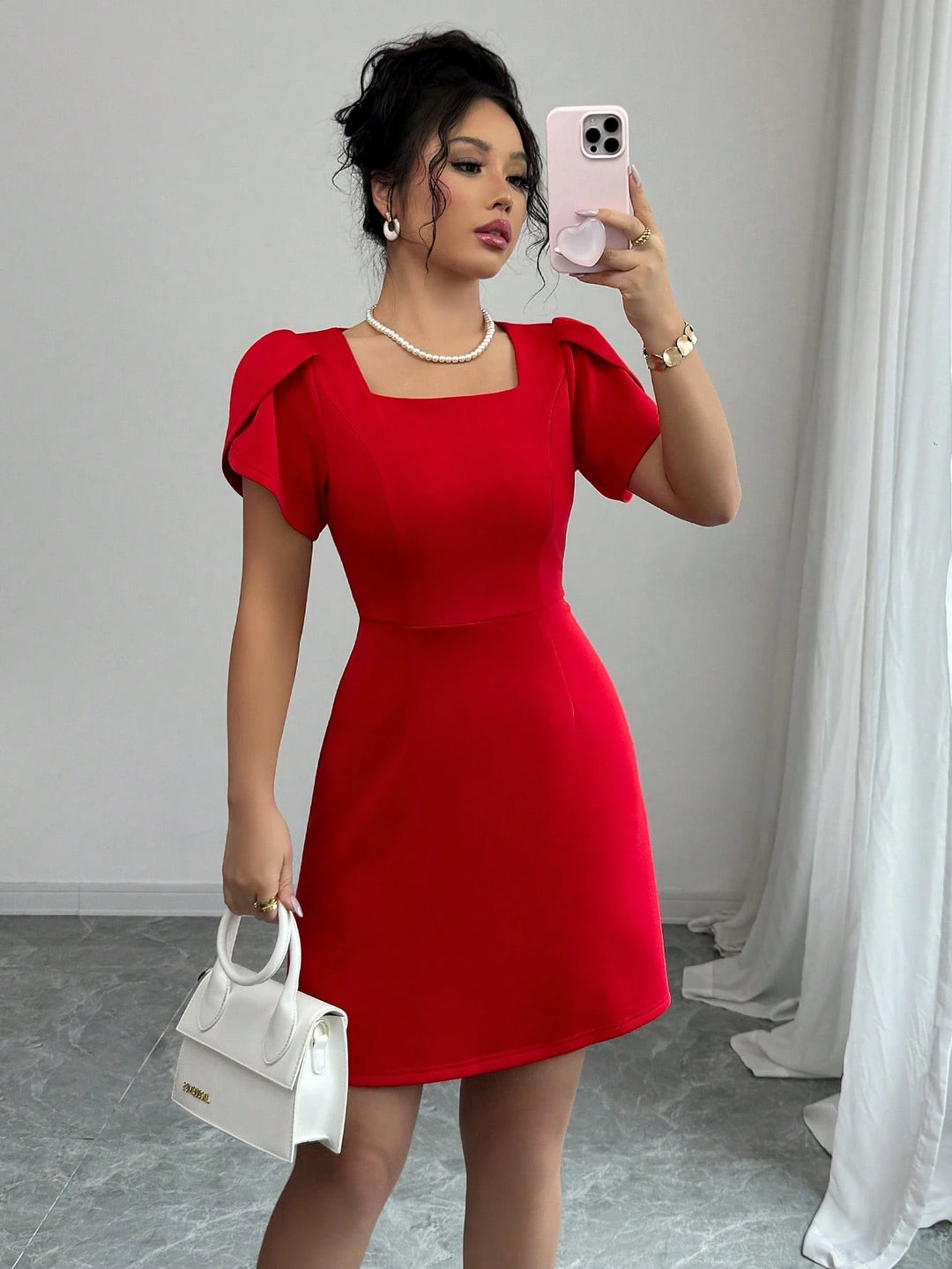 Rochie mini SHEIN, roșu
