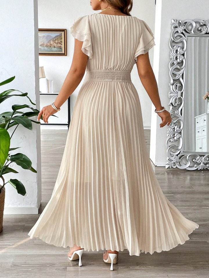 Rochie maxi SHEIN, crem