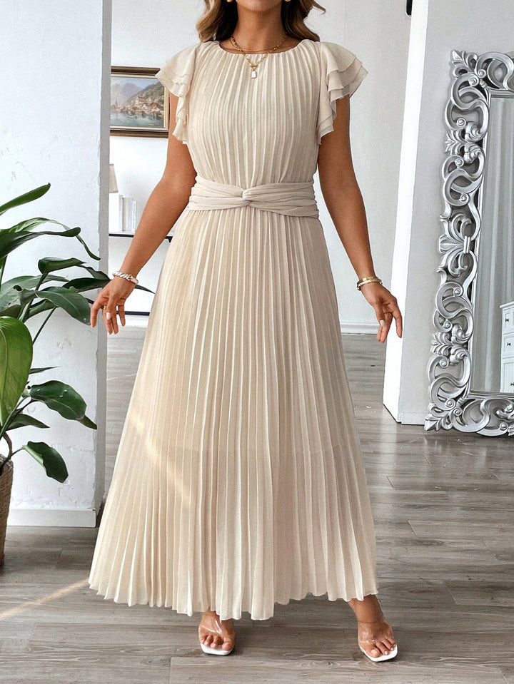 Rochie maxi SHEIN, crem