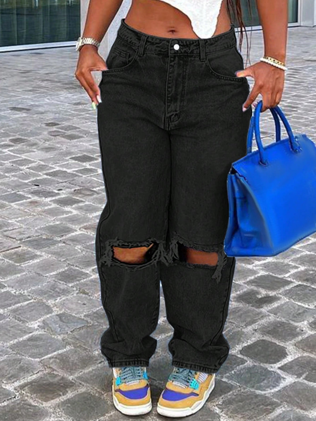 Jeans SHEIN, negru