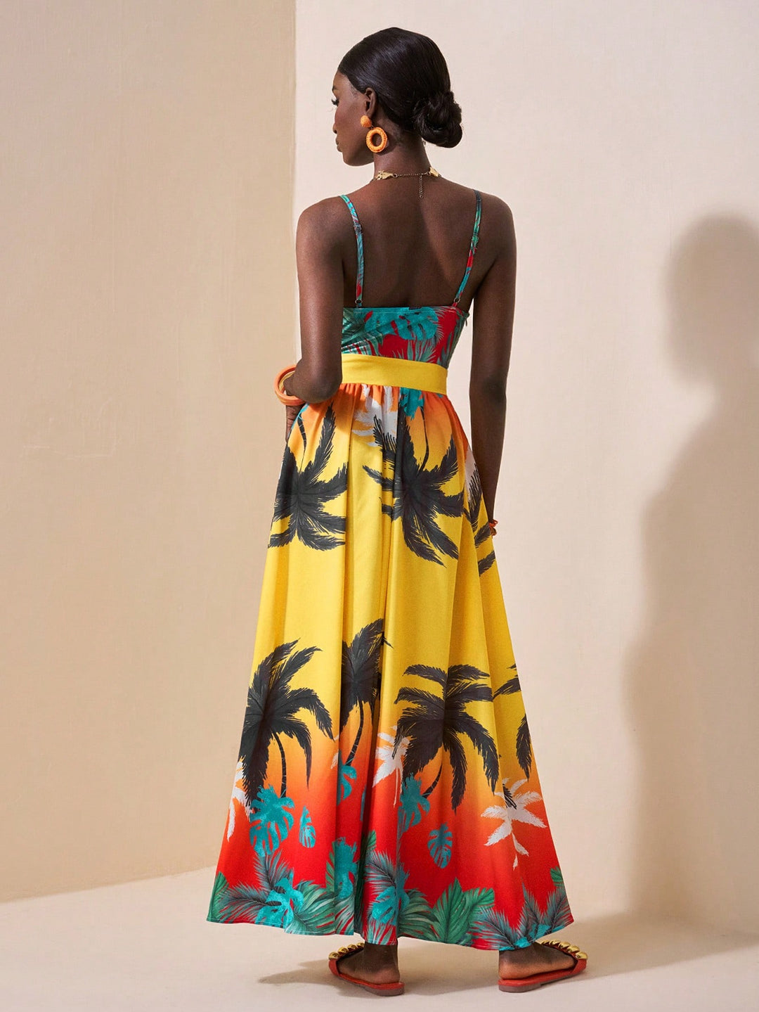 Rochie maxi SHEIN, mix culori