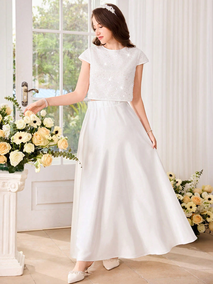 Set rochie SHEIN, alb