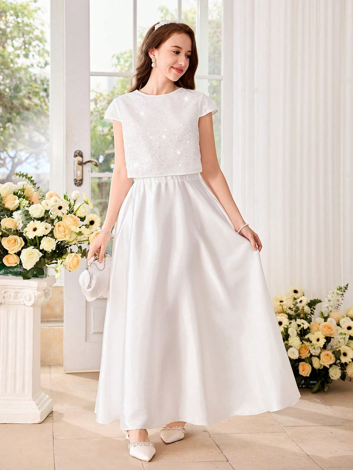 Set rochie SHEIN, alb