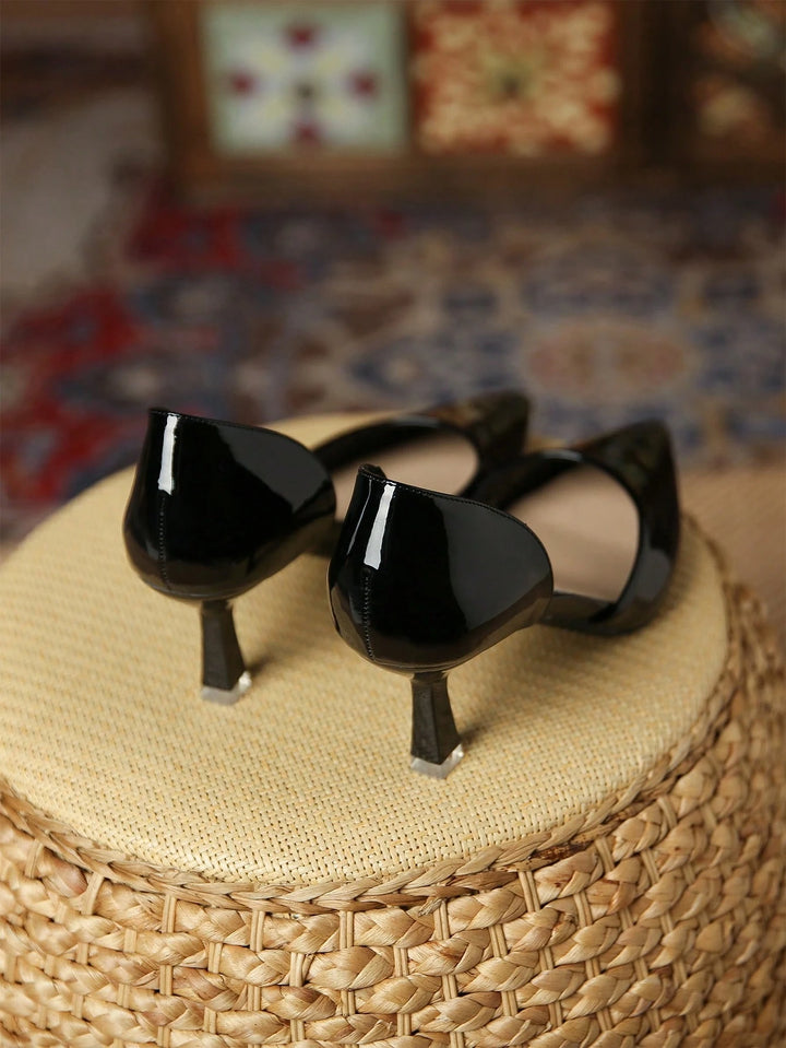 Pantofi cu toc SHEIN, negru