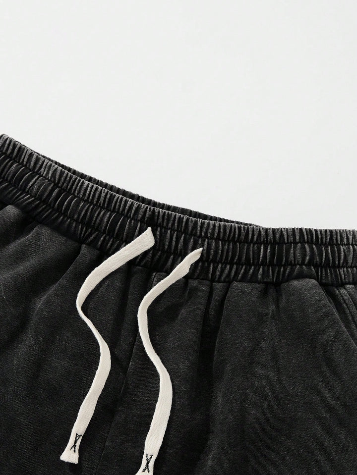 Pantaloni scurți SHEIN, negru