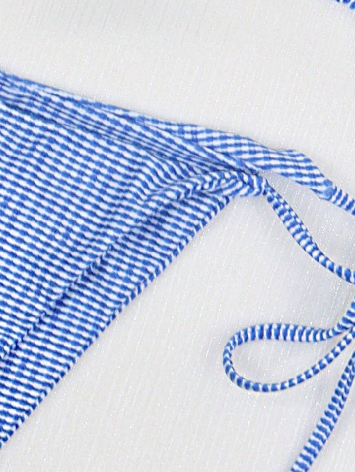 Set bikini SHEIN, albastru