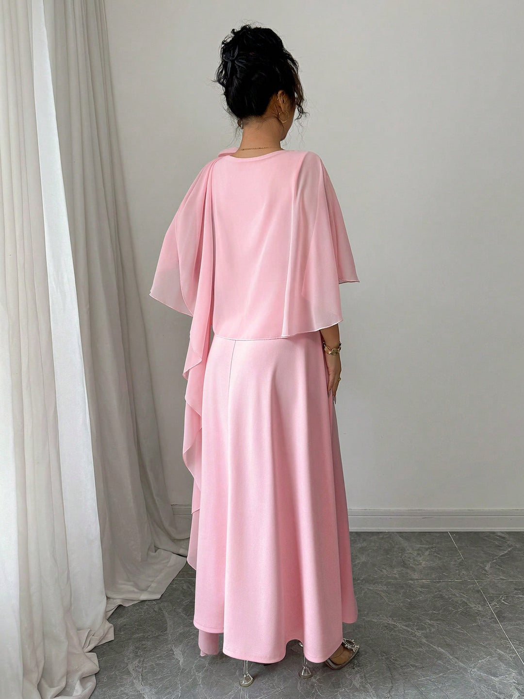 Rochie maxi SHEIN, roz